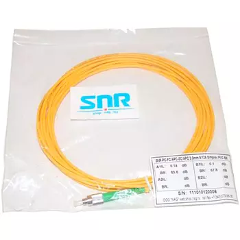Патч-корд оптический SNR FC/APC-SC/APC SM, 5m (SNR-PC-FC/APC-SC/APC-5m)