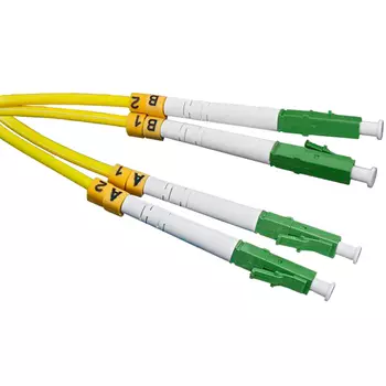 Патч-корд оптический SNR LC/APC SM Duplex, 1m (SNR-PC-LC/APC-DPX-1m)