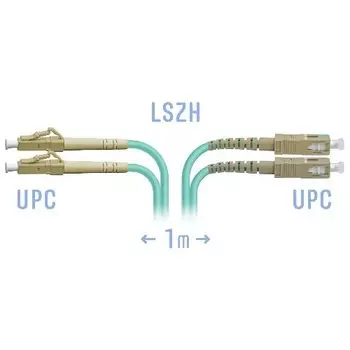 Патч-корд оптический SNR LC/UPC MM Duplex, 1m (SNR-PC-LC/UPC-MM-DPX-1m)