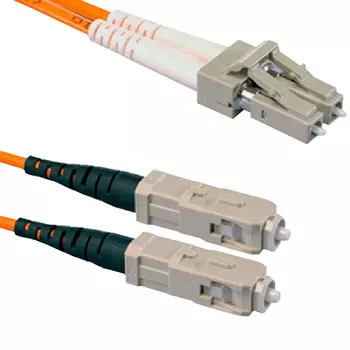 Патч-корд оптический SNR LC/UPC-SC/UPC MM Duplex, 3m (SNR-PC-LC/UPC-SC/UPC-MM-DPX-3m)