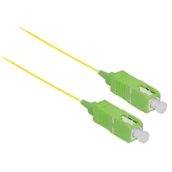 Патч-корд оптический SNR, SC/APC-SC/APC, одномодовый, 9/125, 3м, желтый (SNR-PC-SC/APC-3m (0,9))