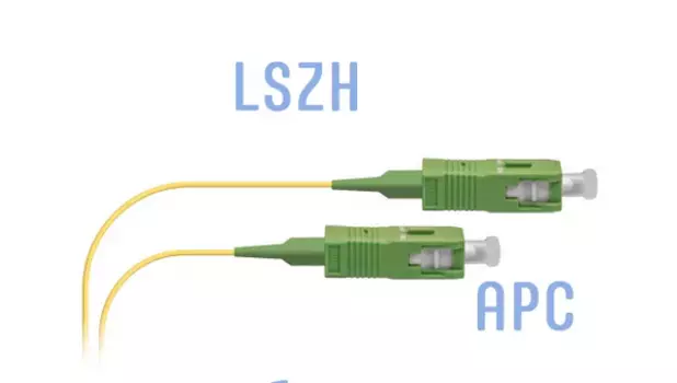 Патч-корд оптический SNR SC/APC SM, SC/APC-SC/APC, одномодовый, 0.9, G.657.A1, одинарный, 3м, желтый (SNR-PC-SC/APC-A-3m (0,9))