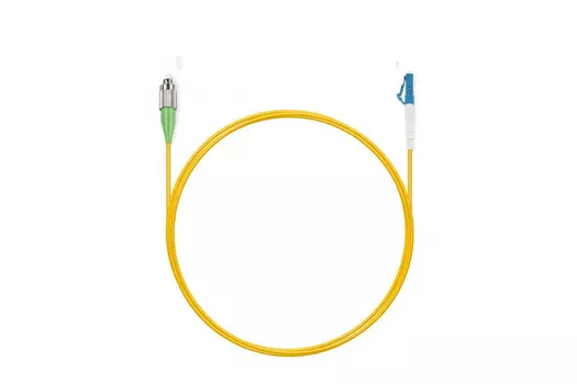 Патч-корд оптический TopLan, FC/APC-LC/UPC, одномодовый, 9/125, OS2, одинарный, 15м, желтый (PC-TOP-652-FC/A-LC/U-15)