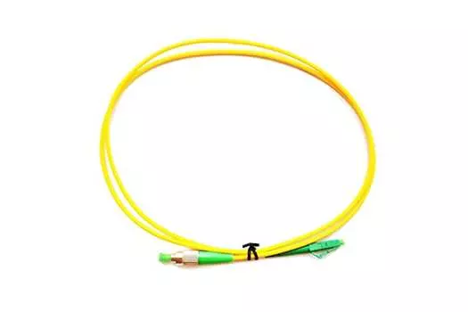 Патч-корд оптический TopLan, FC/APC-LC/APC, одномодовый, 9/125, OS2, одинарный, 1м, желтый (PC-TOP-652-FC/A-LC/A-1.0)