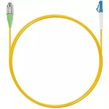 Патч-корд оптический TopLan, FC/APC-LC/UPC, одномодовый, 9/125, G.657.A1, одинарный, 3м, желтый (PC-TOP-657A1-FC/A-LC/U-3.0)