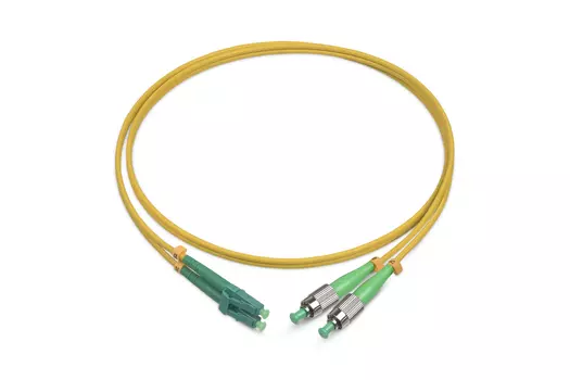 Патч-корд оптический TopLan, FC/APC-LC/APC, одномодовый, 9/125, OS2, двойной, 120м, желтый (DPC-TOP-652-FC/A-LC/A-120)