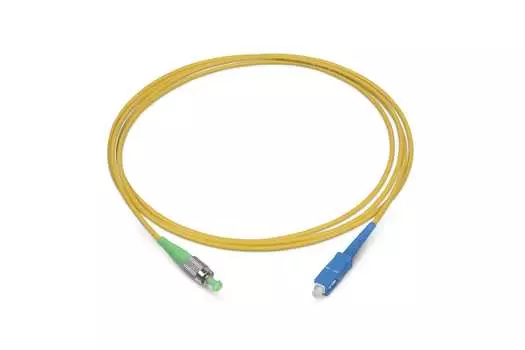 Патч-корд оптический TopLan, FC/APC-SC/UPC, одномодовый, 9/125, OS2, одинарный, 10м, желтый (PC-TOP-657A1-FC/A-SC/U-10)