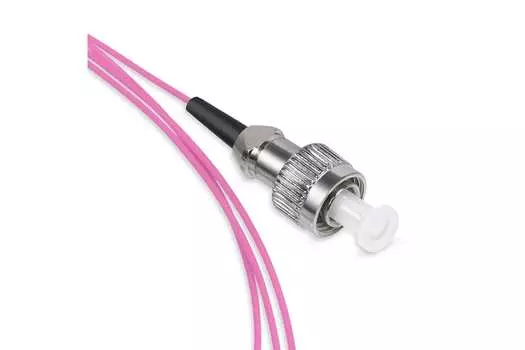 Патч-корд оптический TopLan, FC/PC-FC/PC, многомодовый, 50/125, OM4, одинарный, 15м, розовый (PC-TOP-OM4-FC/P-FC/P-15)
