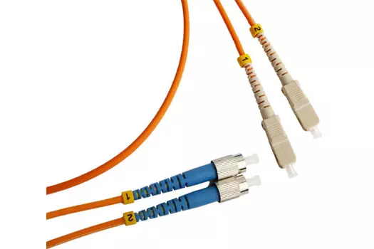 Патч-корд оптический TopLan, FC/PC-LC/PC, многомодовый, 50/125, OM2, двойной, 10м, оранжевый (DPC-TOP-OM2-FC/P-LC/P-10)