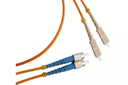 Патч-корд оптический TopLan, FC/PC-LC/PC, многомодовый, 50/125, OM2, двойной, 50м, оранжевый (DPC-TOP-OM2-FC/P-LC/P-50)