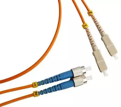 Патч-корд оптический TopLan, FC/PC-LC/PC, многомодовый, 50/125, OM2, двойной, 30м, оранжевый (DPC-TOP-OM2-FC/P-LC/P-30)