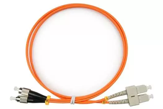 Патч-корд оптический TopLan, FC/PC-SC/PC, многомодовый, 62.5/125, OM1, двойной, 15м, оранжевый (DPC-TOP-OM1-FC/P-SC/P-15)