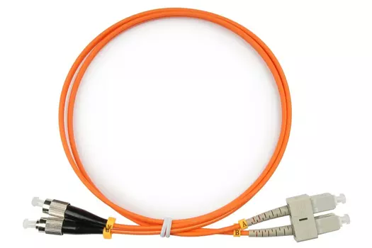 Патч-корд оптический TopLan, FC/PC-SC/PC, многомодовый, 50/125, OM2, двойной, 10м, оранжевый (DPC-TOP-OM2-FC/P-SC/P-10)