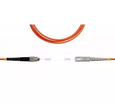 Патч-корд оптический TopLan, FC/PC-SC/PC, многомодовый, 50/125, OM2, одинарный, 150м, оранжевый (PC-TOP-OM2-FC/P-SC/P-150)