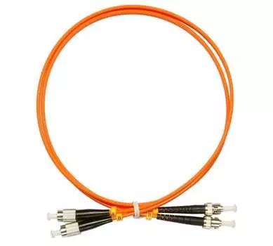 Патч-корд оптический TopLan, FC/PC-ST/PC, многомодовый, 50/125, OM2, двойной, 150м, оранжевый (DPC-TOP-OM2-FC/P-ST/P-150)