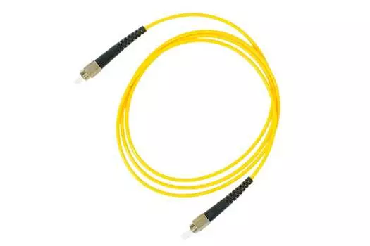 Патч-корд оптический TopLan, FC/UPC-FC/UPC, одномодовый, 9/125, OS2, одинарный, 50см, желтый (PC-TOP-652-FC/U-FC/U-0.5)