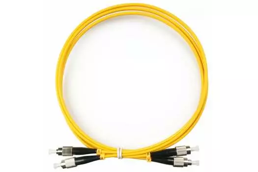 Патч-корд оптический TopLan, FC/UPC-FC/UPC, одномодовый, 9/125, OS2, двойной, 120м, желтый (DPC-TOP-652-FC/U-FC/U-120)