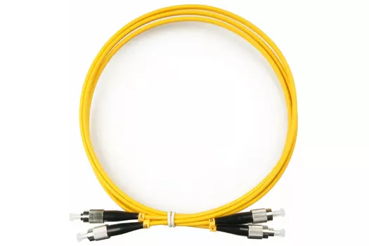 Патч-корд оптический TopLan, FC/UPC-FC/UPC, одномодовый, 9/125, OS2, двойной, 20м, желтый (DPC-TOP-652-FC/U-FC/U-20)