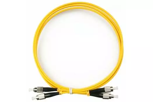 Патч-корд оптический TopLan, FC/UPC-FC/UPC, одномодовый, 9/125, OS2, двойной, 100м, желтый (DPC-TOP-657A1-FC/U-FC/U-100)