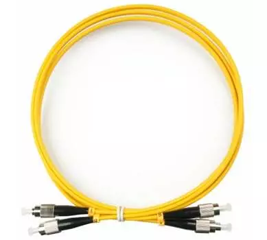 Патч-корд оптический TopLan, FC/UPC-FC/UPC, одномодовый, 9/125, OS2, двойной, 150м, желтый (DPC-TOP-652-FC/U-FC/U-150)