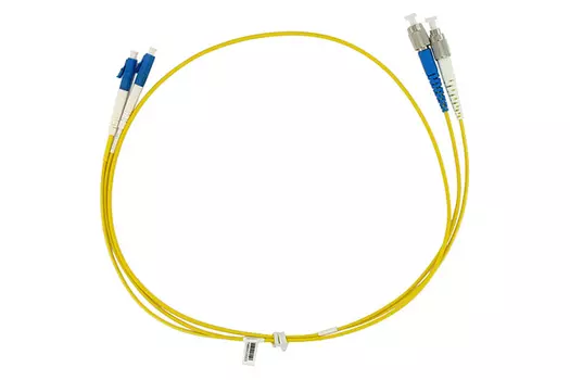 Патч-корд оптический TopLan, FC/UPC-LC/UPC, одномодовый, 9/125, OS2, двойной, 35м, желтый (DPC-TOP-652-FC/U-LC/U-35)