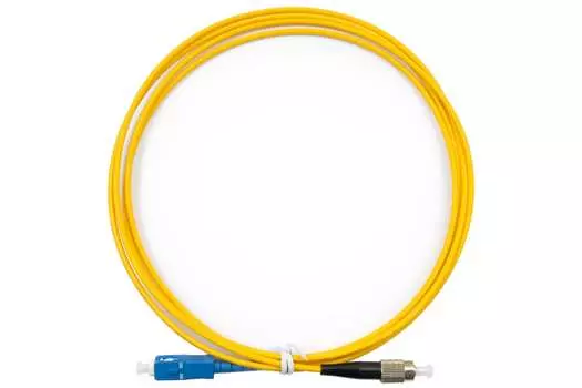 Патч-корд оптический TopLan, FC/UPC-SC/UPC, одномодовый, 9/125, OS2, одинарный, 10м, желтый (PC-TOP-657A1-FC/U-SC/U-10)