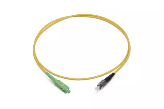 Патч-корд оптический TopLan, FC/UPC-SC/APC, одномодовый, 9/125, OS2, одинарный, 10м, желтый (PC-TOP-657A1-FC/U-SC/A-10)