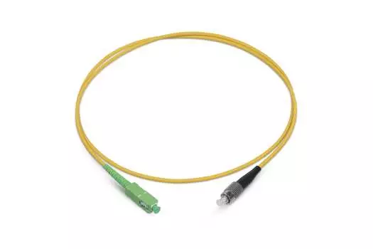 Патч-корд оптический TopLan, FC/UPC-SC/APC, одномодовый, 9/125, OS2, одинарный, 50м, желтый (PC-TOP-657A1-FC/U-SC/A-50)