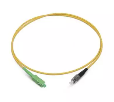 Патч-корд оптический TopLan, FC/UPC-SC/APC, одномодовый, 9/125, OS2, одинарный, 150м, желтый (PC-TOP-652-FC/U-SC/A-150)