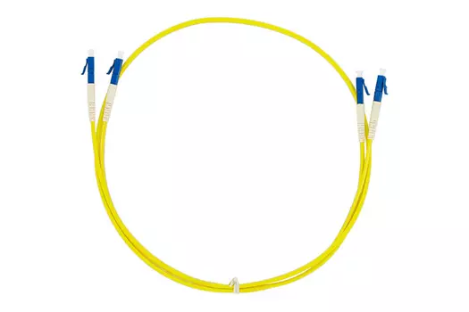 Патч-корд оптический TopLan, LC/APC-LC/APC, одномодовый, 9/125, OS2, двойной, 2м, желтый (DPC-TOP-652-LC/A-LC/A-2.0)