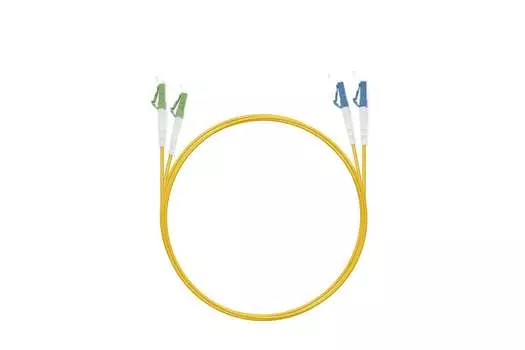 Патч-корд оптический TopLan, LC/APC-LC/UPC, одномодовый, 9/125, OS2, двойной, 120м, желтый (DPC-TOP-652-LC/A-LC/U-120)