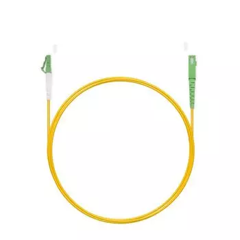 Патч-корд оптический TopLan, LC/APC-SC/APC, одномодовый, 9/125, G.657.A1, одинарный, 10м, желтый (PC-TOP-657A1-LC/A-SC/A-10)