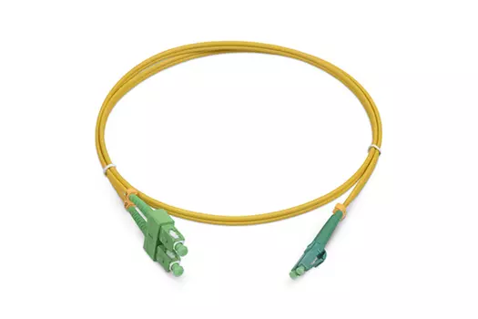 Патч-корд оптический TopLan, LC/APC-SC/APC, одномодовый, 9/125, OS2, двойной, 100м, желтый (DPC-TOP-652-LC/A-SC/A-100)