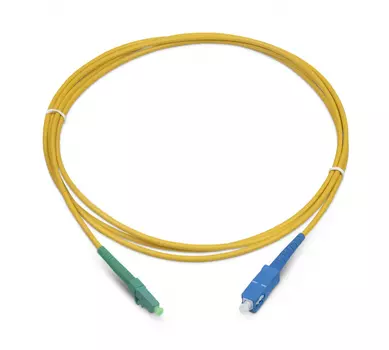 Патч-корд оптический TopLan, LC/APC-SC/UPC, одномодовый, 9/125, OS2, одинарный, 150м, желтый (PC-TOP-657A1-LC/A-SC/U-150)