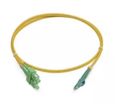 Патч-корд оптический TopLan, LC/APC-SC/APC, одномодовый, 9/125, OS2, двойной, 150м, желтый (DPC-TOP-657A1-LC/A-SC/A-150)