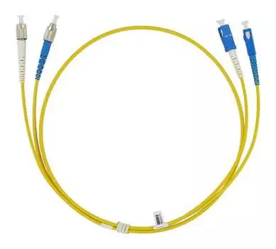 Патч-корд оптический TopLan, LC/APC-ST/APC, одномодовый, 9/125, OS2, двойной, 150м, желтый (DPC-TOP-652-LC/A-ST/A-150)