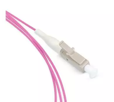 Патч-корд оптический TopLan, LC/PC-LC/PC, многомодовый, 50/125, OM4, одинарный, 150м, розовый (PC-TOP-OM4-LC/P-LC/P-150)
