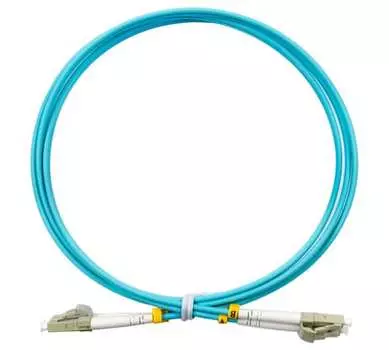 Патч-корд оптический TopLan, LC/PC-LC/PC, многомодовый, 50/125, OM3, двойной, 50м, голубой (DPC-TOP-OM3-LC/P-LC/P-50)