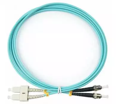 Патч-корд оптический TopLan, LC/PC-SC/PC, многомодовый, 50/125, OM3, двойной, 150м, голубой (DPC-TOP-OM3-LC/P-SC/P-150)