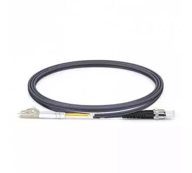 Патч-корд оптический TopLan, LC/PC-ST/PC, многомодовый, 62.5/125, OM1, двойной, 150м, черный (DPC-TOP-OM1-LC/P-ST/P-150)