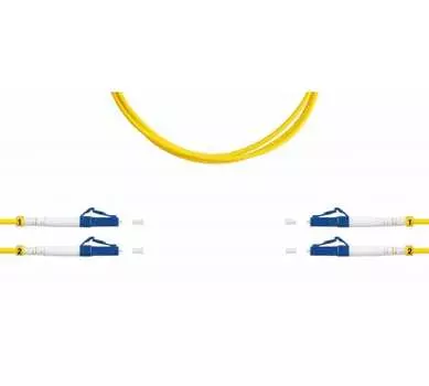 Патч-корд оптический TopLan, LC/UPC-LC/UPC, одномодовый, 9/125, OS2, двойной, 150м, желтый (DPC-TOP-657A1-LC/U-LC/U-150)