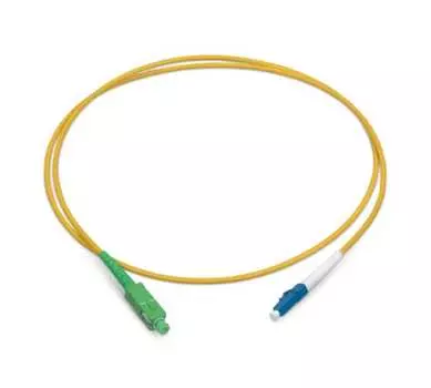 Патч-корд оптический TopLan, LC/UPC-SC/APC, одномодовый, 9/125, OS2, одинарный, 100м, желтый (PC-TOP-657A1-LC/U-SC/A-100)