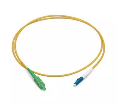 Патч-корд оптический TopLan, LC/UPC-SC/APC, одномодовый, 9/125, OS2, одинарный, 150м, желтый (PC-TOP-652-LC/U-SC/A-150)