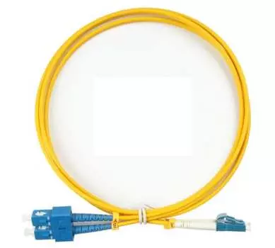 Патч-корд оптический TopLan, LC/UPC-SC/UPC, одномодовый, 9/125, OS2, двойной, 150м, желтый (DPC-TOP-657A1-LC/U-SC/U-150)
