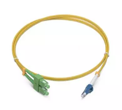 Патч-корд оптический TopLan, LC/UPC-SC/APC, одномодовый, 9/125, OS2, двойной, 150м, желтый (DPC-TOP-657A1-LC/U-SC/A-150)