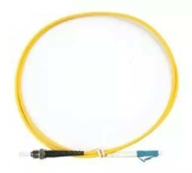 Патч-корд оптический TopLan, LC/UPC-ST/UPC, одномодовый, 9/125, OS2, одинарный, 150м, желтый (PC-TOP-652-LC/U-ST/U-150)