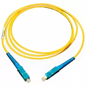 Патч-корд оптический TopLan, SC/APC-SC/APC, одномодовый, одинарный, 30см, желтый (PC-TOP-652-SC/A-SC/A-0.3)