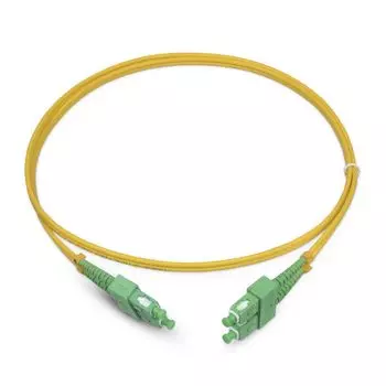 Патч-корд оптический TopLan, SC/APC-SC/APC, одномодовый, 9/125, OS2, двойной, 1.5м, желтый (DPC-TOP-652-SC/A-SC/A-1.5)
