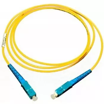 Патч-корд оптический TopLan, SC/APC-SC/APC, одномодовый, 9/125, OS2, одинарный, 20м, желтый (PC-TOP-652-SC/A-SC/A-20)