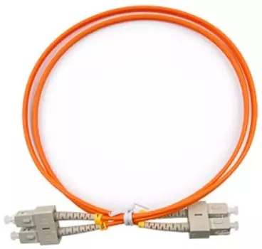 Патч-корд оптический TopLan, SC/PC-SC/PC, многомодовый, 50/125, OM2, двойной, 1м, оранжевый (DPC-TOP-OM2-SC/P-SC/P-1.0)